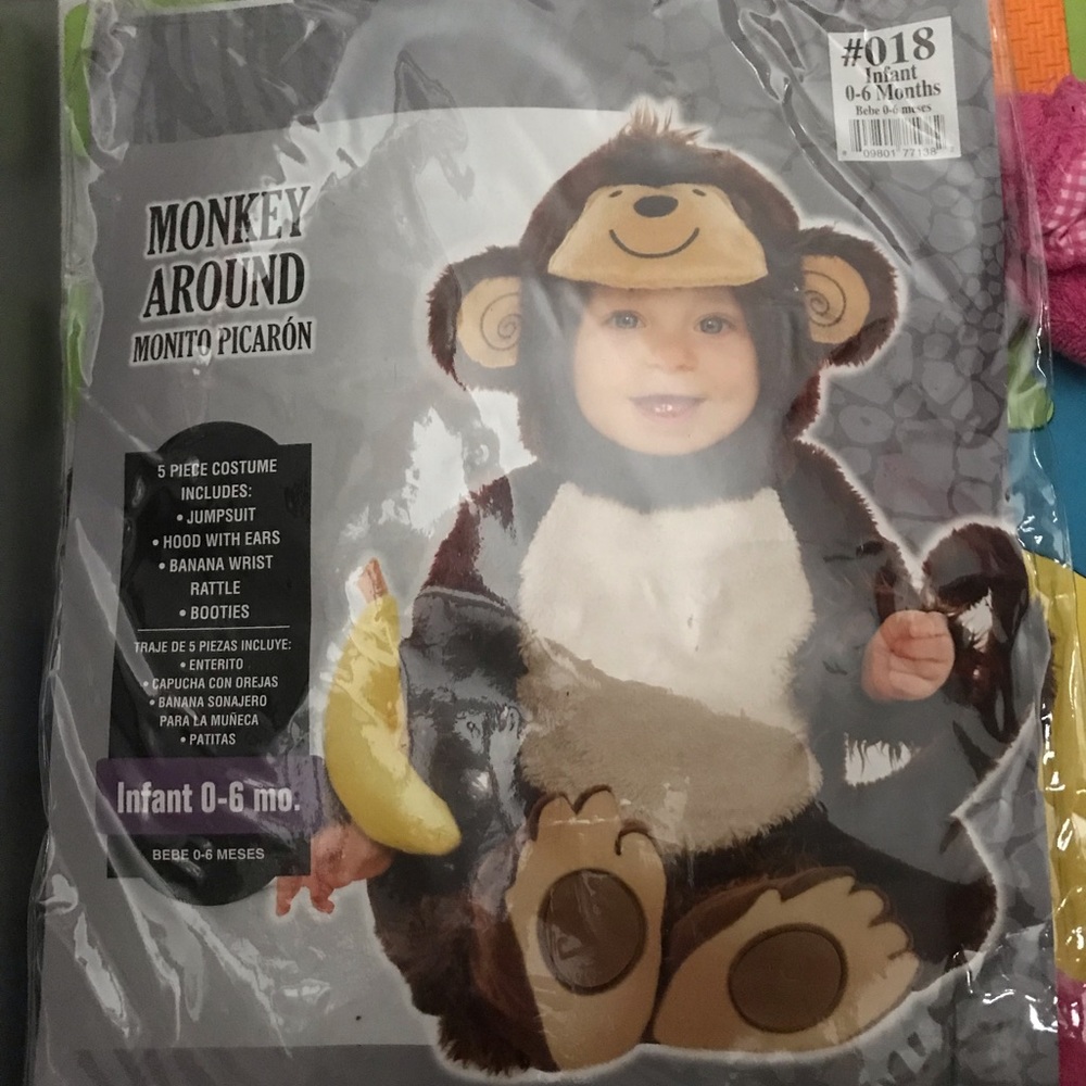 Monkey infant costume
